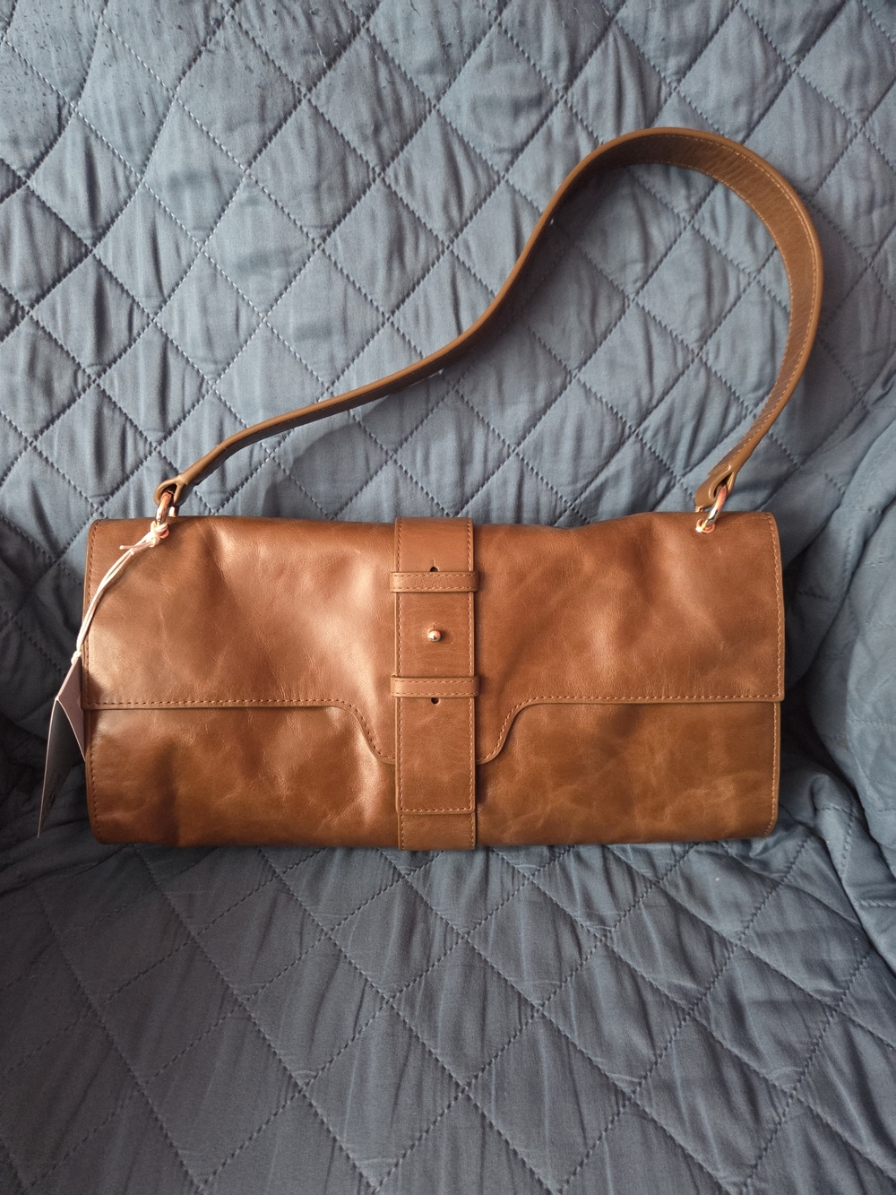 Brown Leather Shoulder Bag